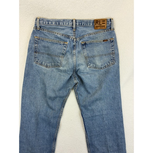 Polo Jeans‎ Co. Ralph Lauren Men’s 34x30 Easy Fit Jeans Blue Relaxed Straight - Picture 12 of 16